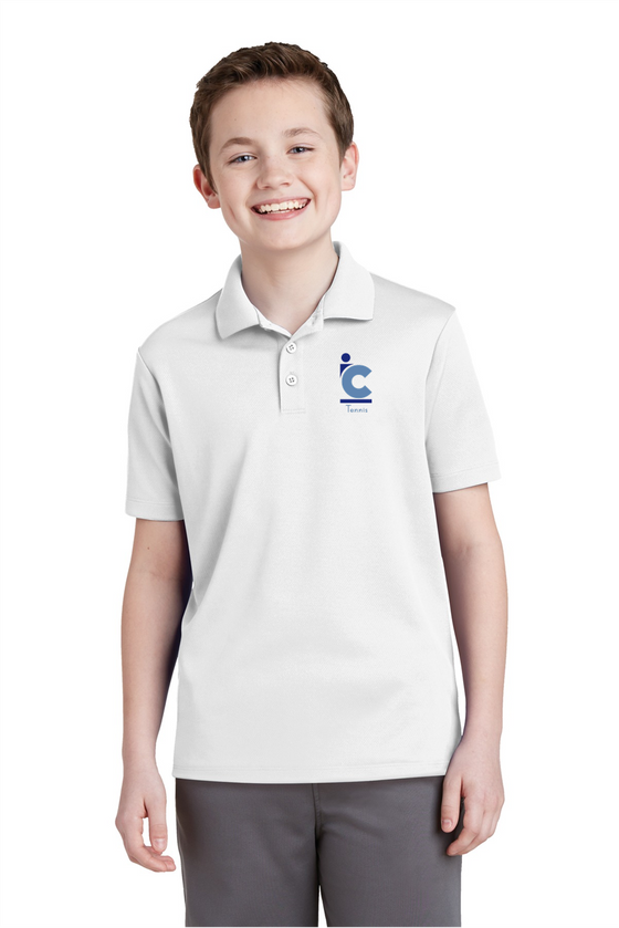 Youth IC Tennis Moisture Wicking Polo