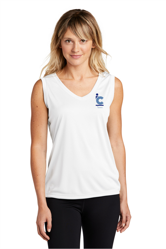 Women's IC Tennis V-Neck Sleeveless Top