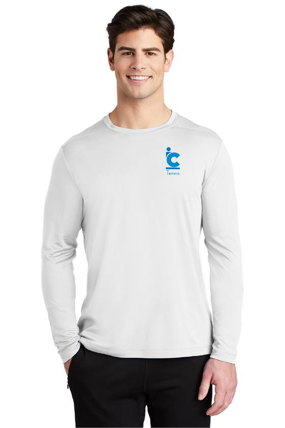 Mens IC Tennis UV Wicking Long Sleeve Tee