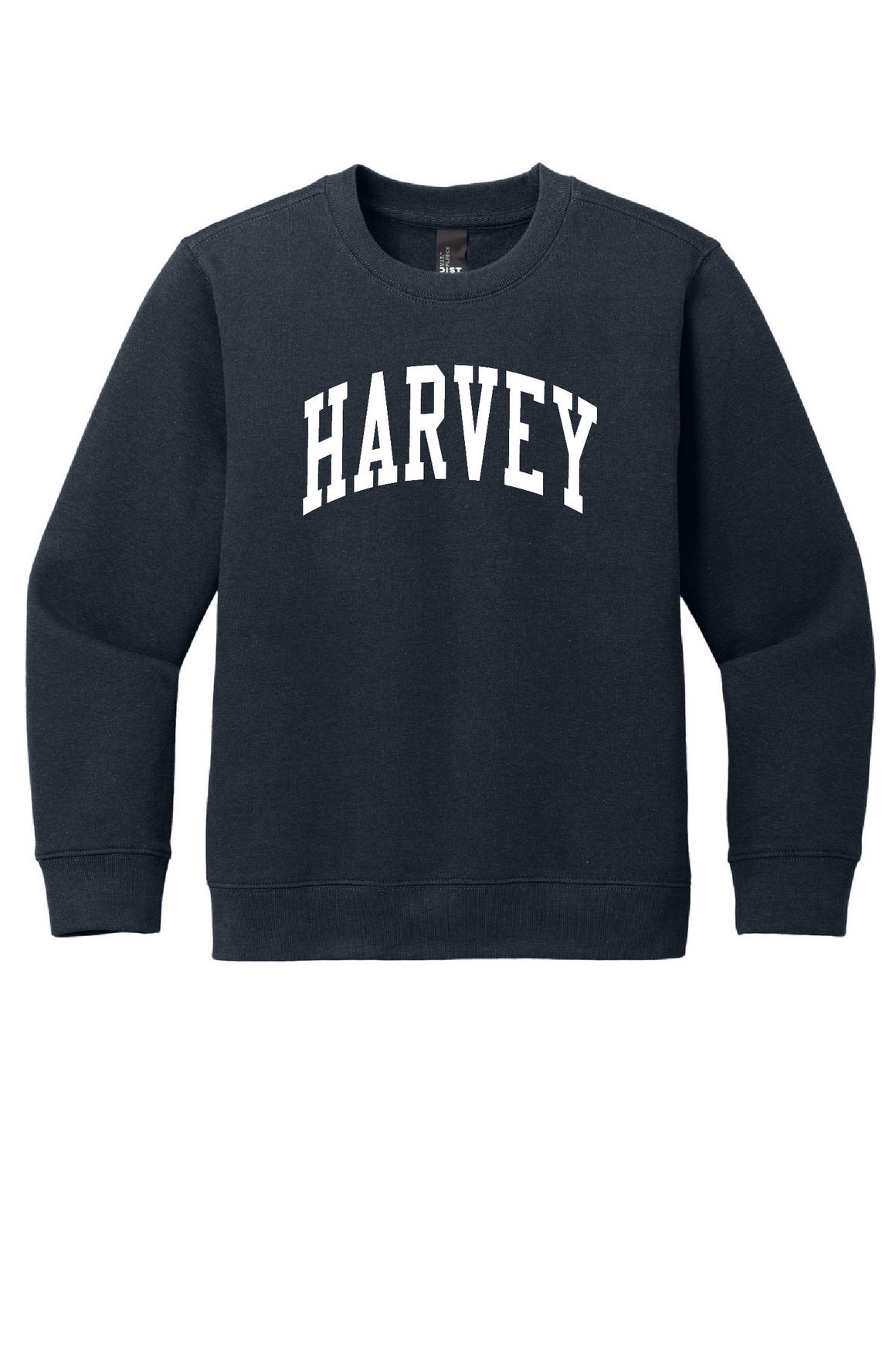 Harvey School Youth Pullover Crewneck Sweatshirt - Collegiate Arc