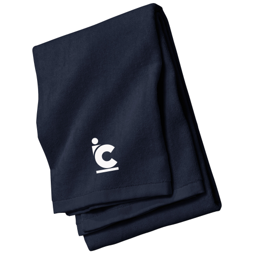 IC Plain Logo Personalized Beach Towel