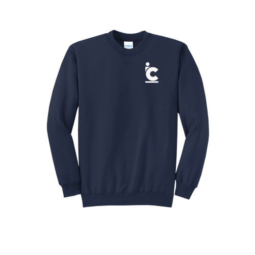 Unisex IC Plain Logo Crewneck Sweatshirt