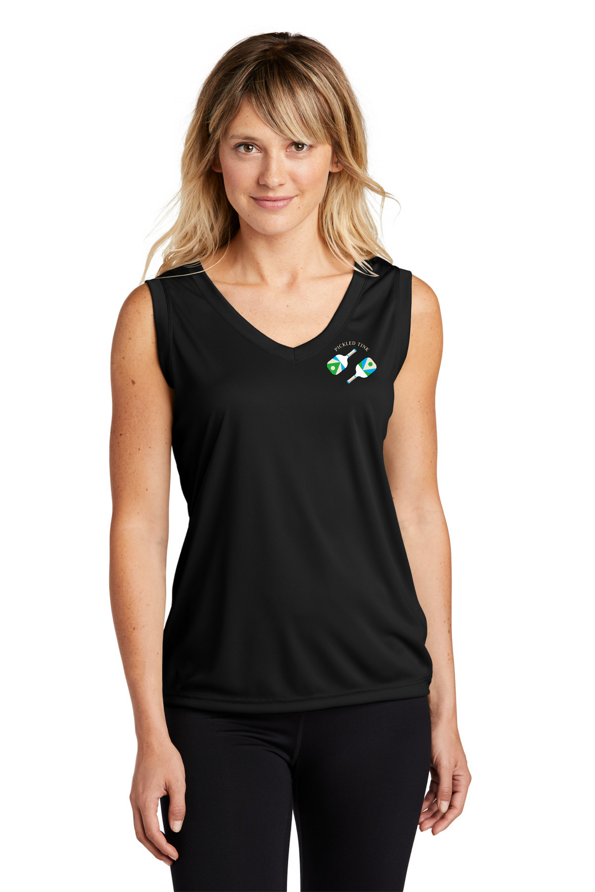 Women's Team Sleeveless V-Neck Tank Top