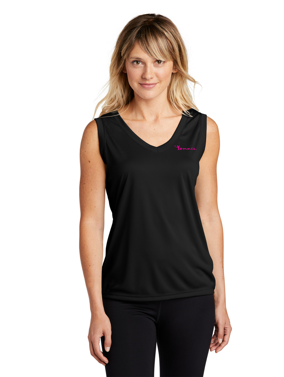 Women's Tennis Sleeveless V-Neck Tank Top