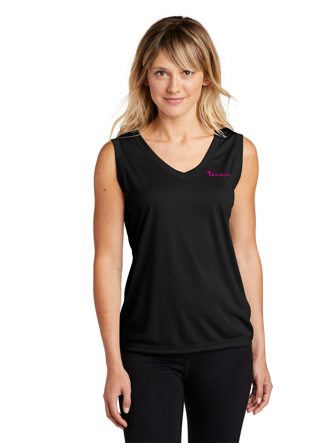 Women's Team Sleeveless V-Neck Tank Top