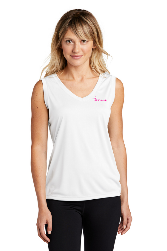 Women's Tennis Sleeveless V-Neck Tank Top