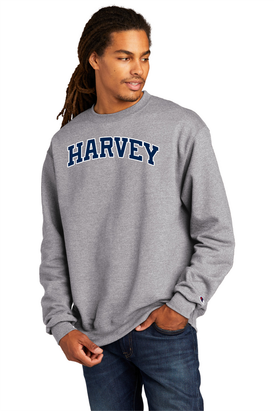Harvey School Champion Vintage Applique Arc Logo Crewneck Sweatshirt