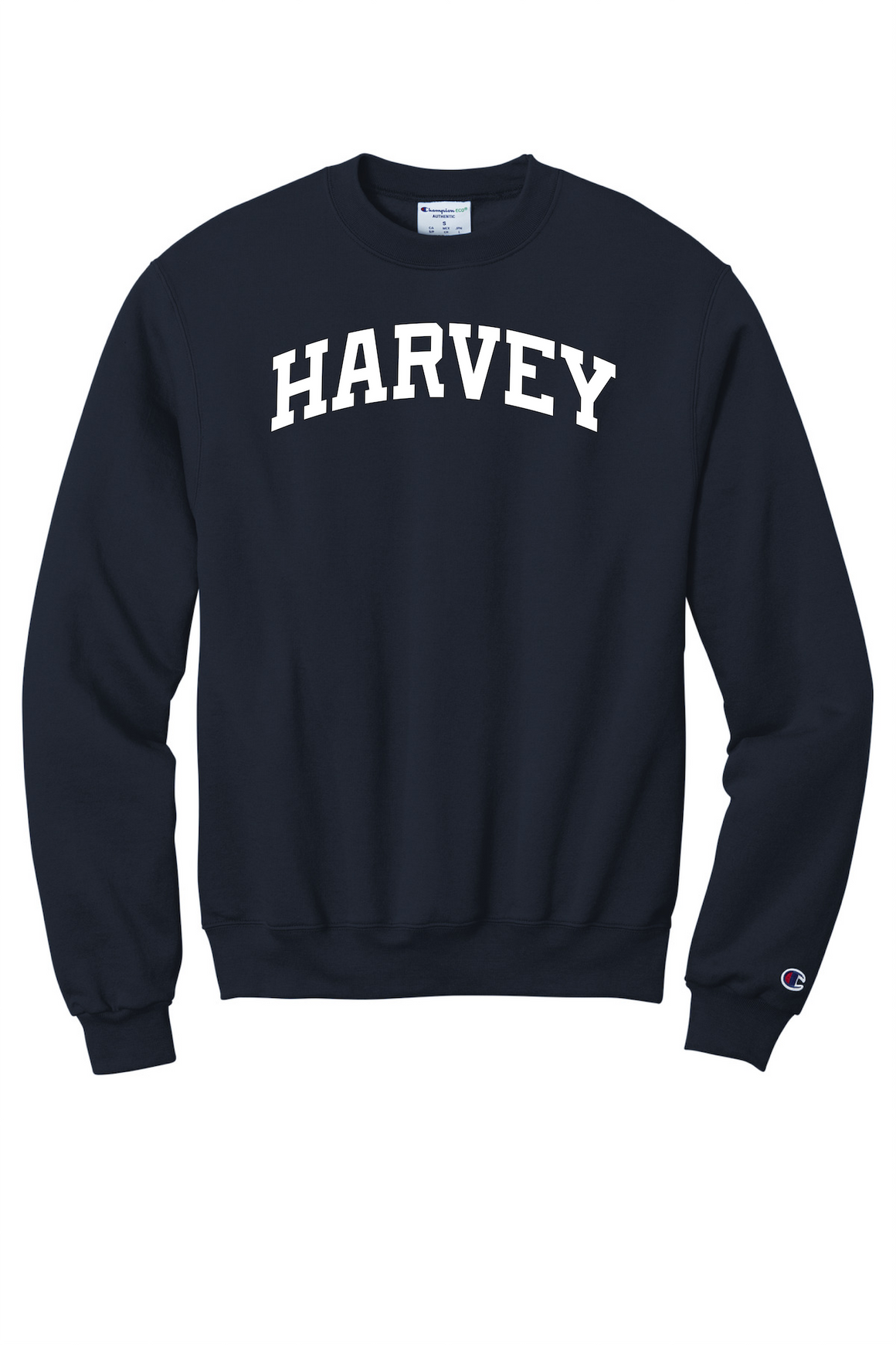 Harvey School Champion Arc Logo Crewneck Sweatshirt