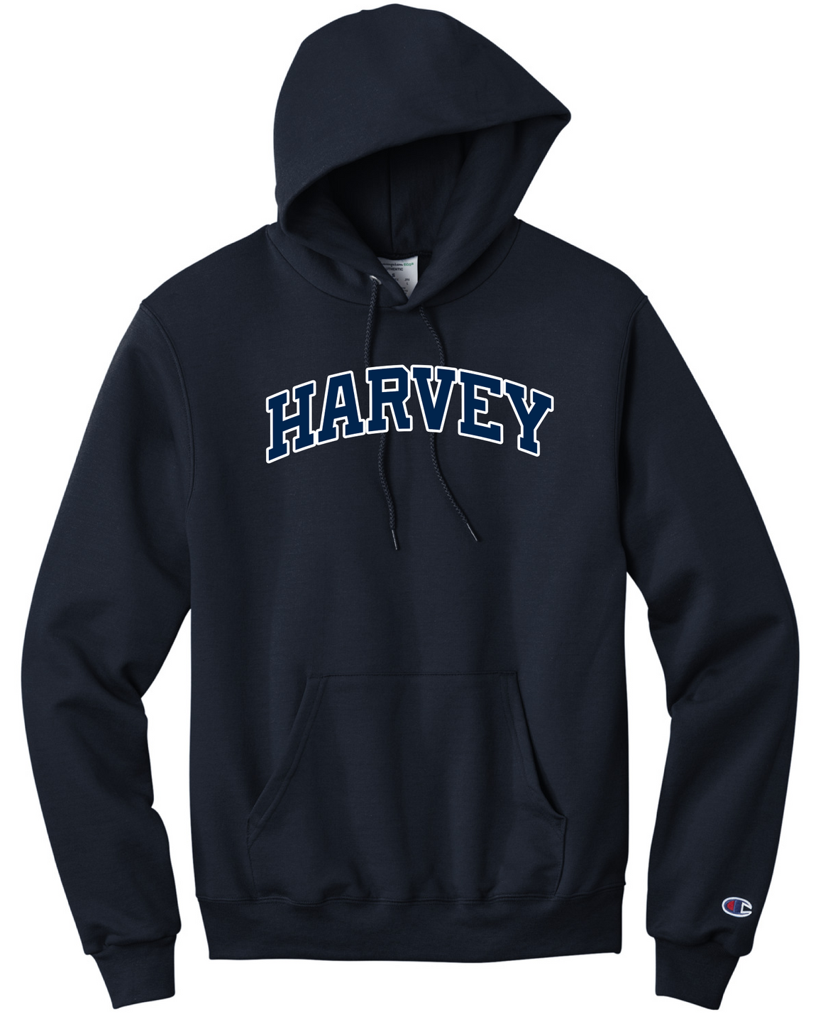 Harvey School Champion Vintage Applique Arc Logo Pullover Hoodie