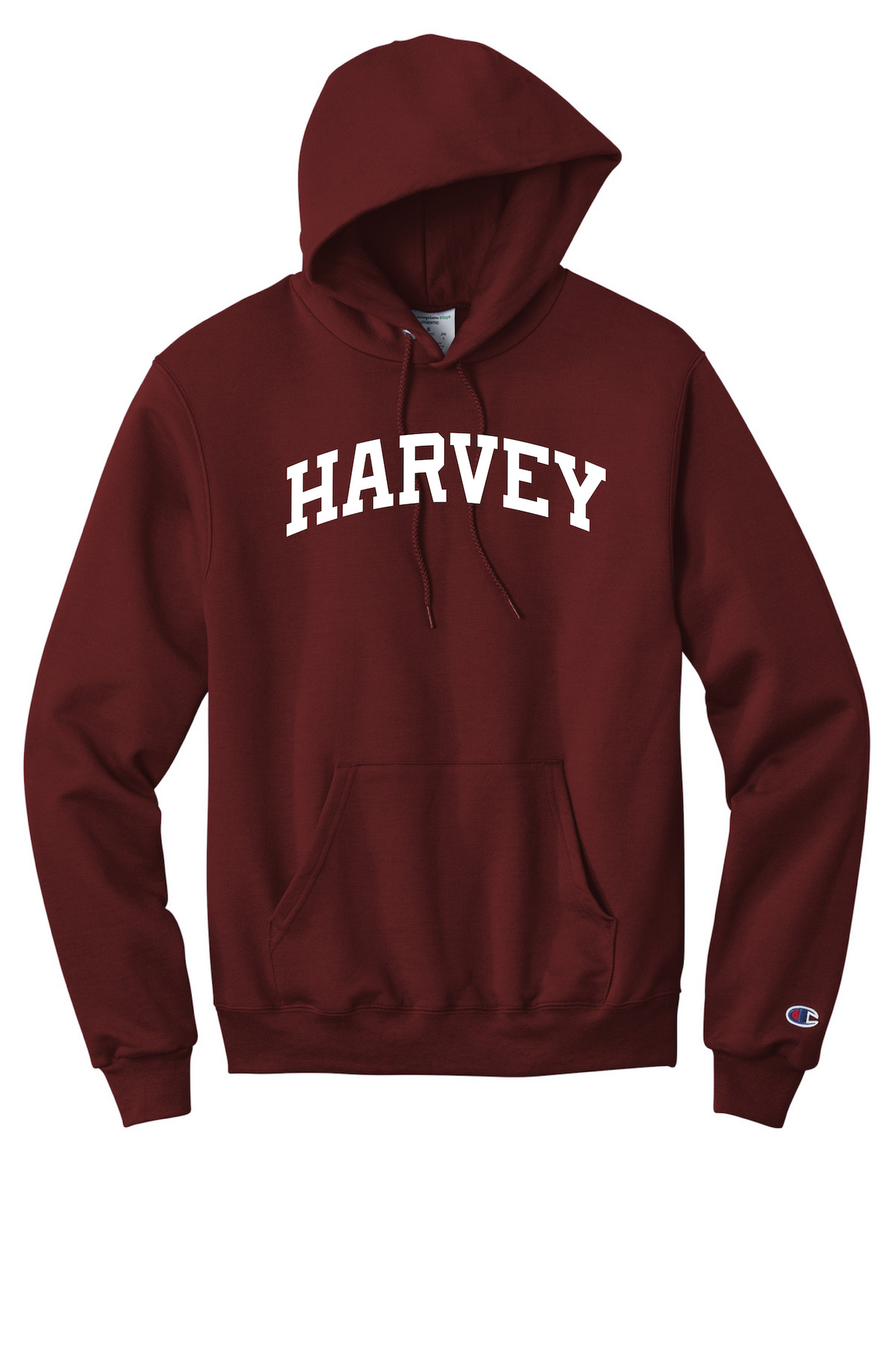 Harvey School Champion Vintage Applique Arc Logo Pullover Hoodie