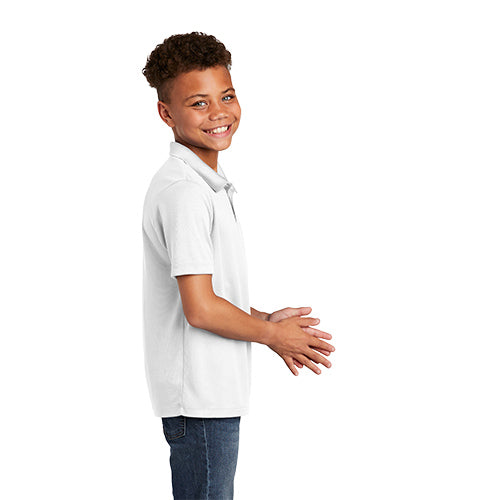 Youth IC Tennis Moisture Wicking Polo