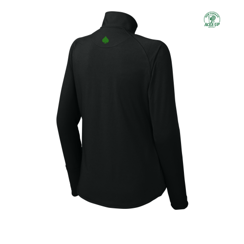 Aces Up Tennis Women's Quarter Zip Pullover Jacket