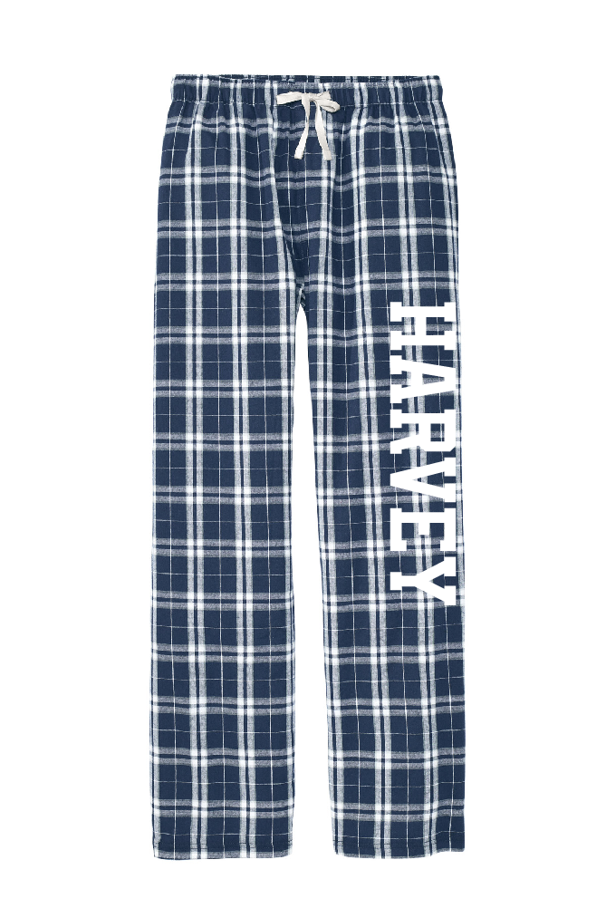 Harvey School Unisex Flannel Plaid PJ Pants