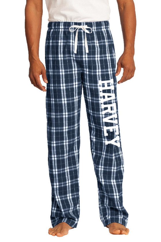 Harvey School Unisex Flannel Plaid PJ Pants