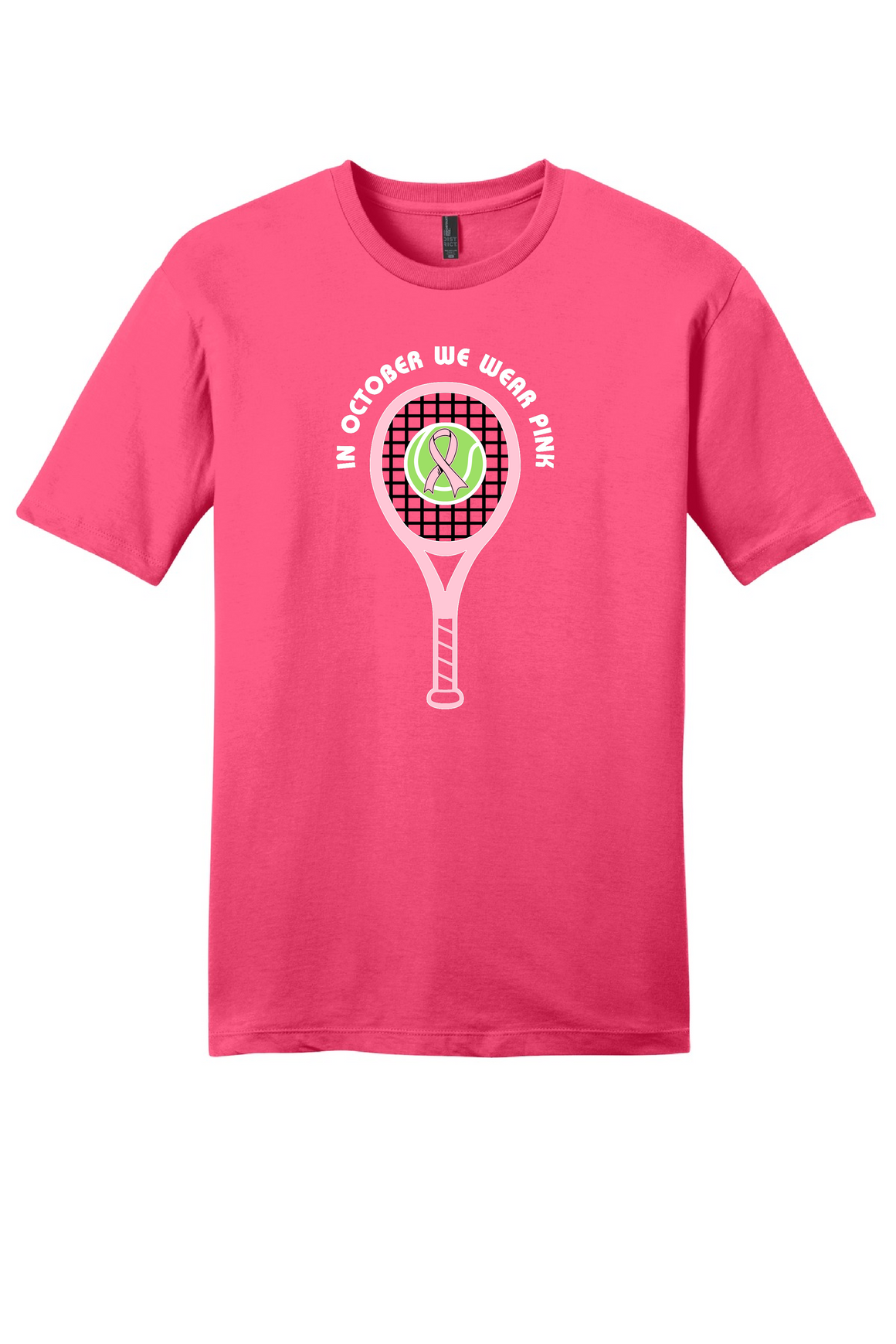 Unisex Fit Breast Cancer Awareness IC Tennis Tee