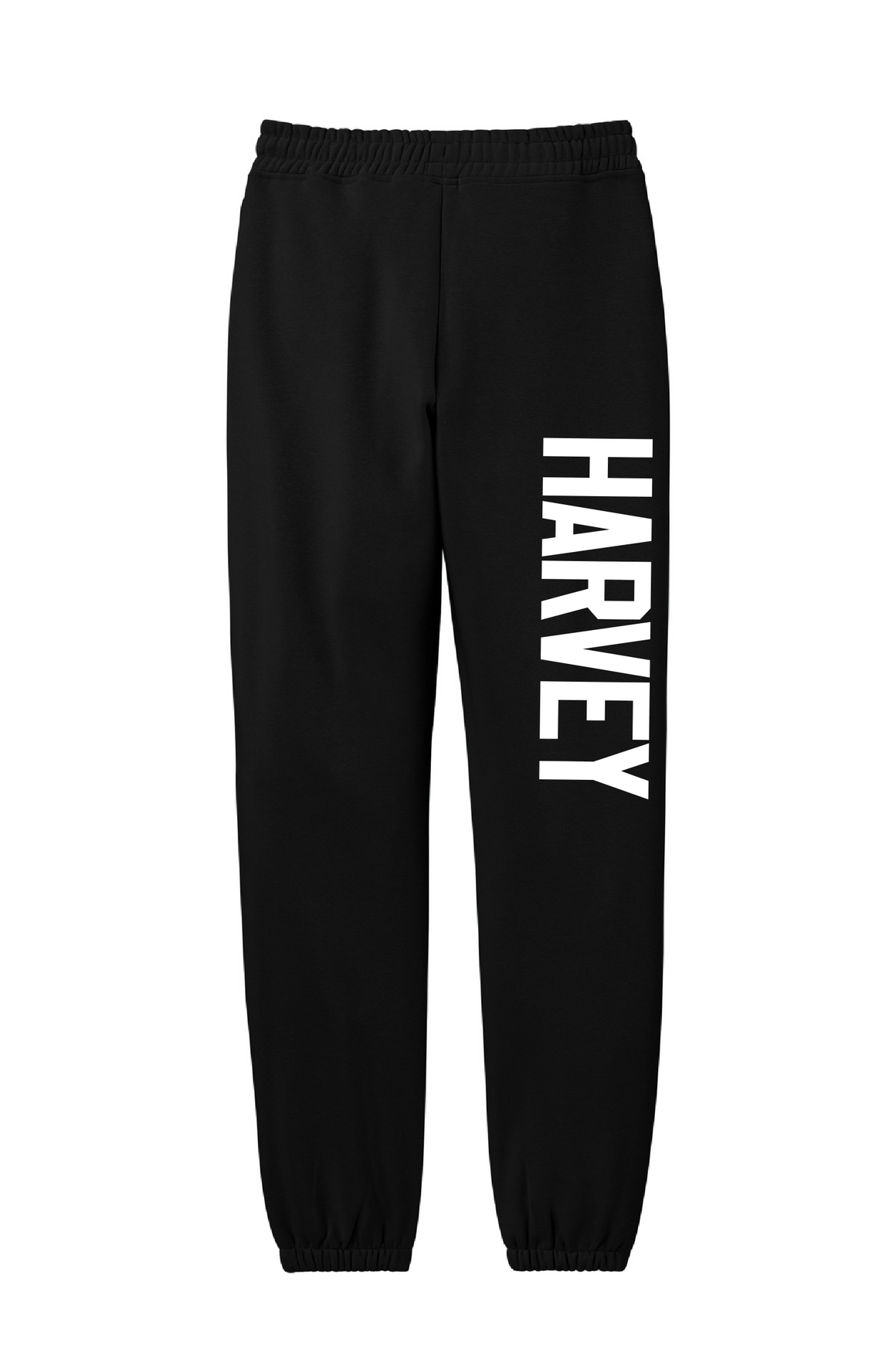 Harvey School Unisex Elastic Bottom Heavyweight Sweatpants Full Leg Block Logo