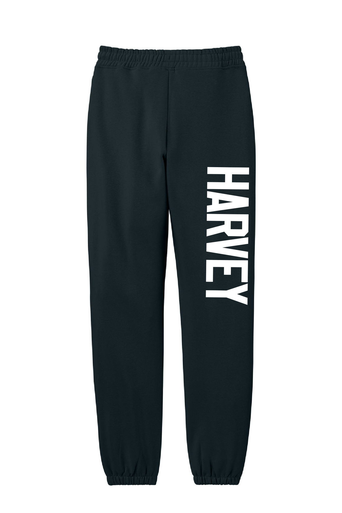 Harvey School Unisex Elastic Bottom Heavyweight Sweatpants Full Leg Block Logo