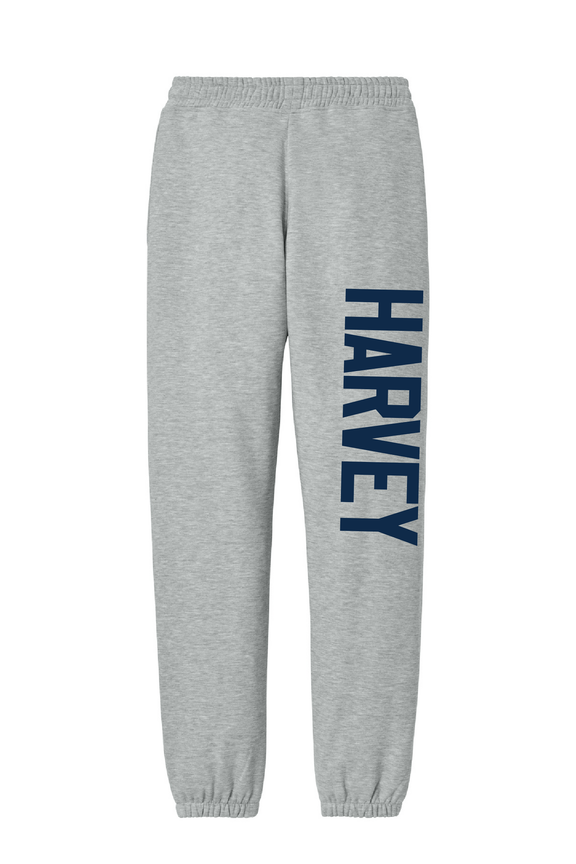 Harvey School Unisex Elastic Bottom Heavyweight Sweatpants Full Leg Block Logo