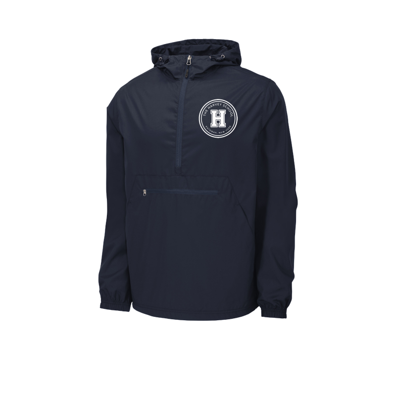 Harvey School Pullover 1/4 Zip Rain Jacket