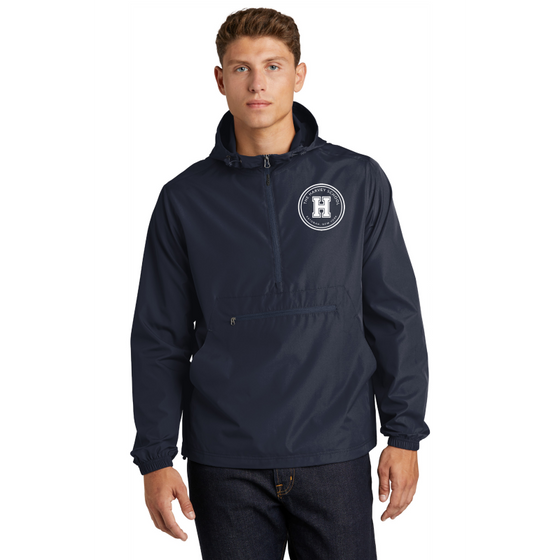 Harvey School Pullover 1/4 Zip Rain Jacket