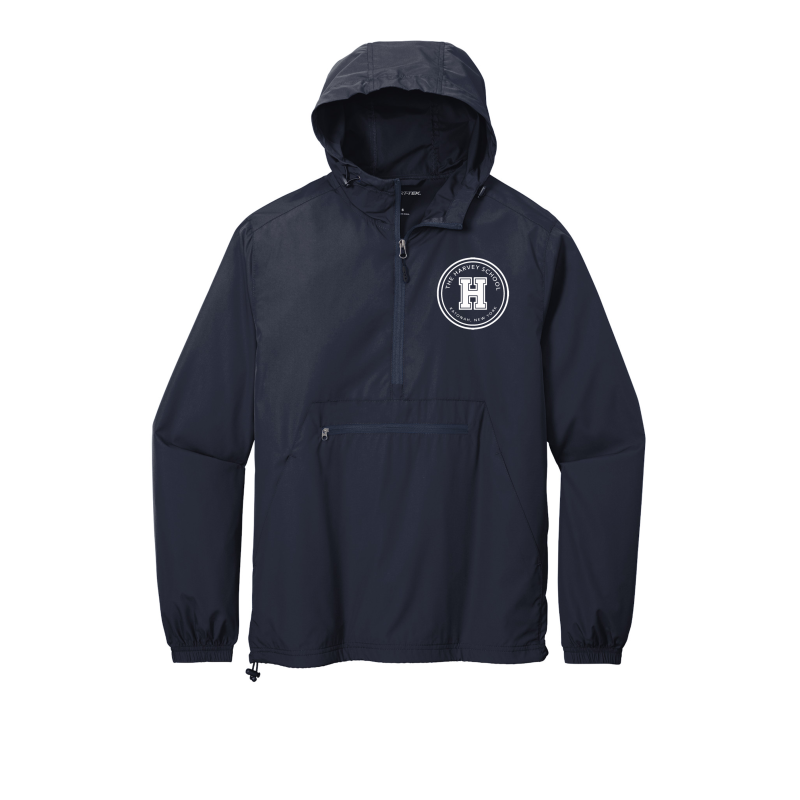 Harvey School Pullover 1/4 Zip Rain Jacket