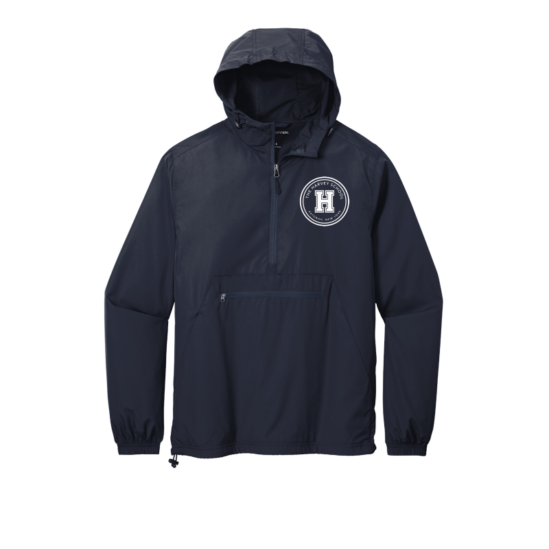 Harvey School Pullover 1 4 Zip Rain Jacket sweetharsh