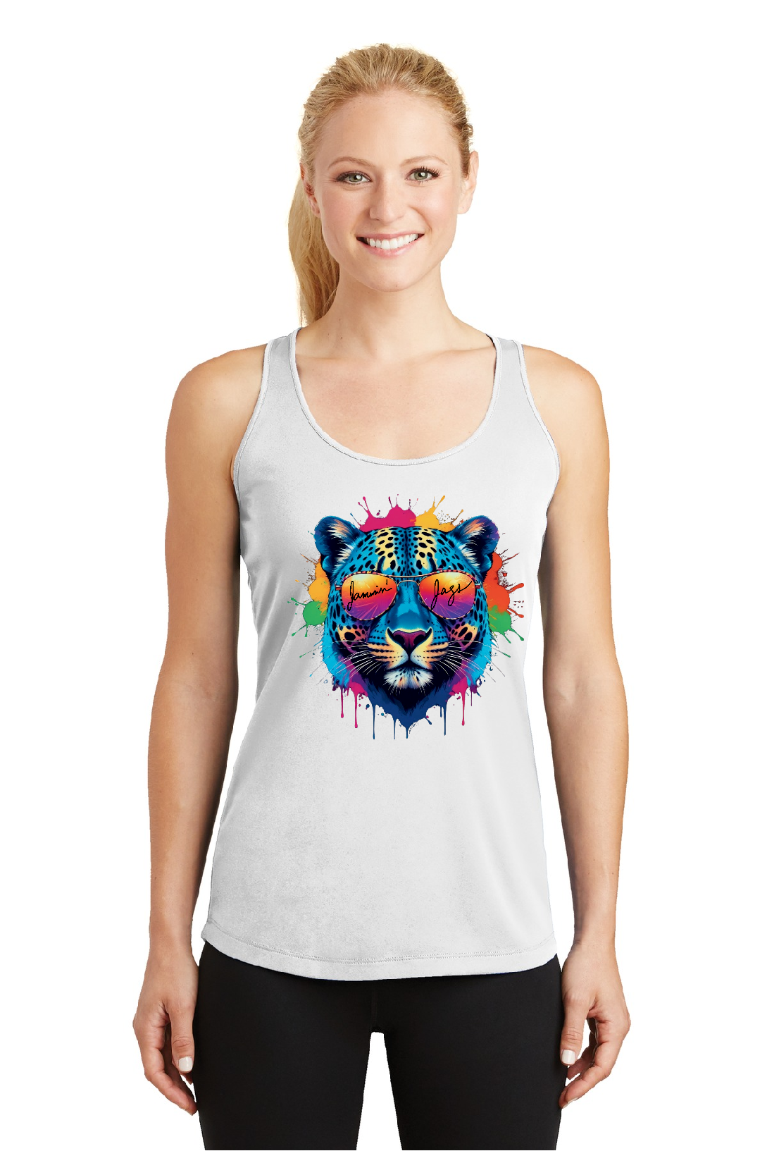 Jammin' Jags Racerback Wicking Tank Top