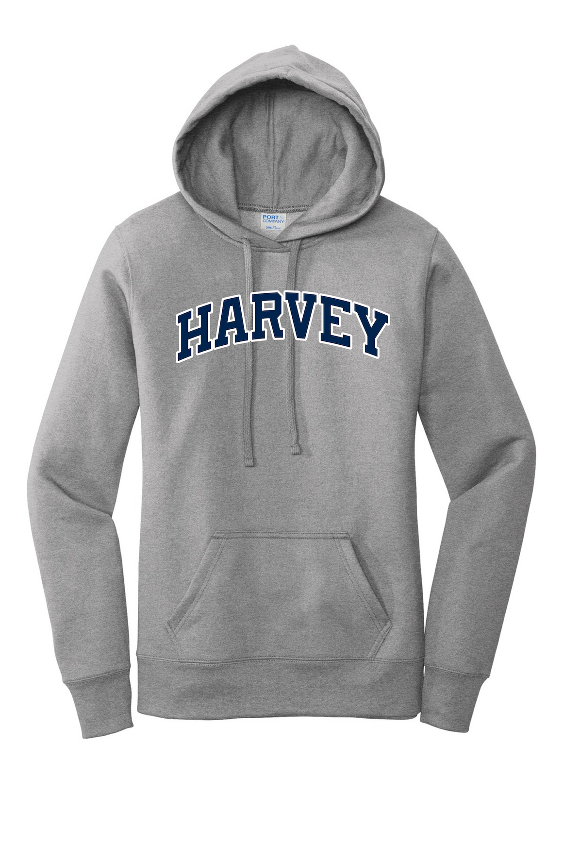 Harvey School Women's Vintage Arc Logo Applique Hoodie