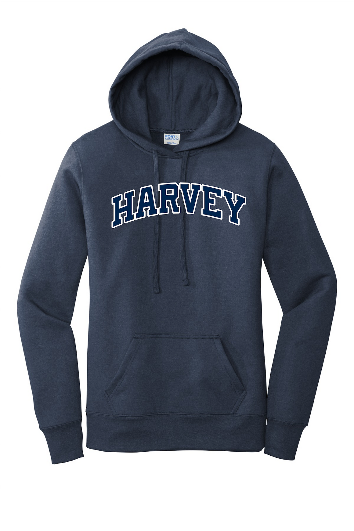 Harvey School Women's Vintage Arc Logo Applique Hoodie