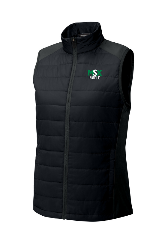 MSX Club Women's Hybrid Padded Puffer Vest