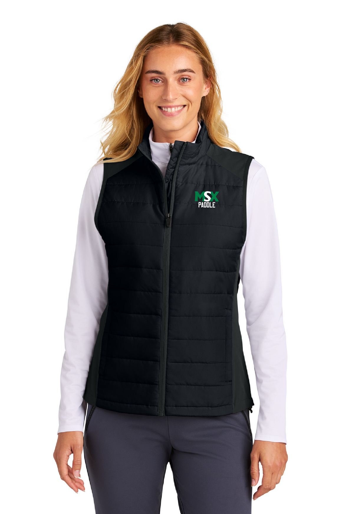 MSX Club Women's Hybrid Padded Puffer Vest