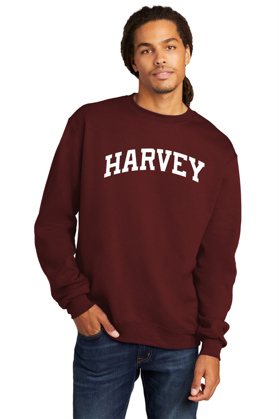 Harvey School Champion Arc Logo Crewneck Sweatshirt