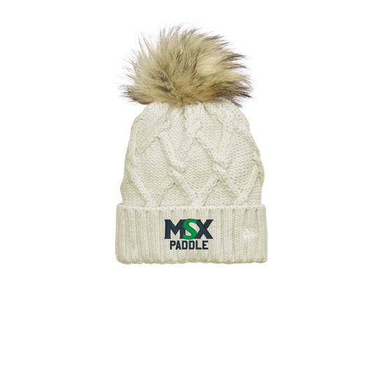 MSX Club New Era® Faux Fur Pom Beanie