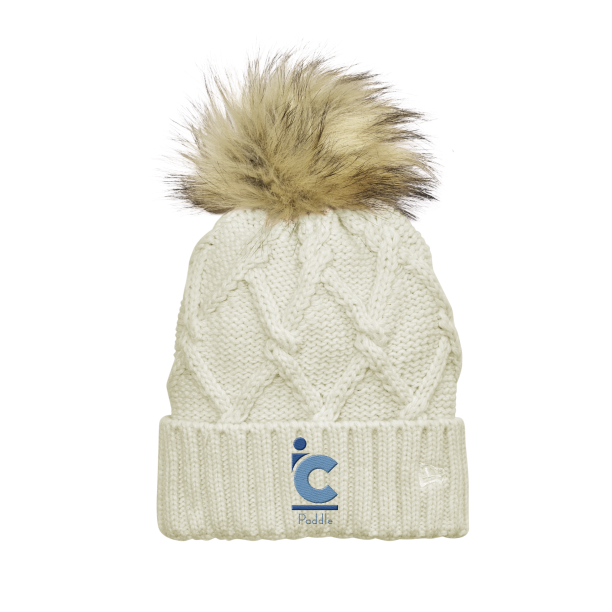 IC Paddle Knit Pom Pom Hat