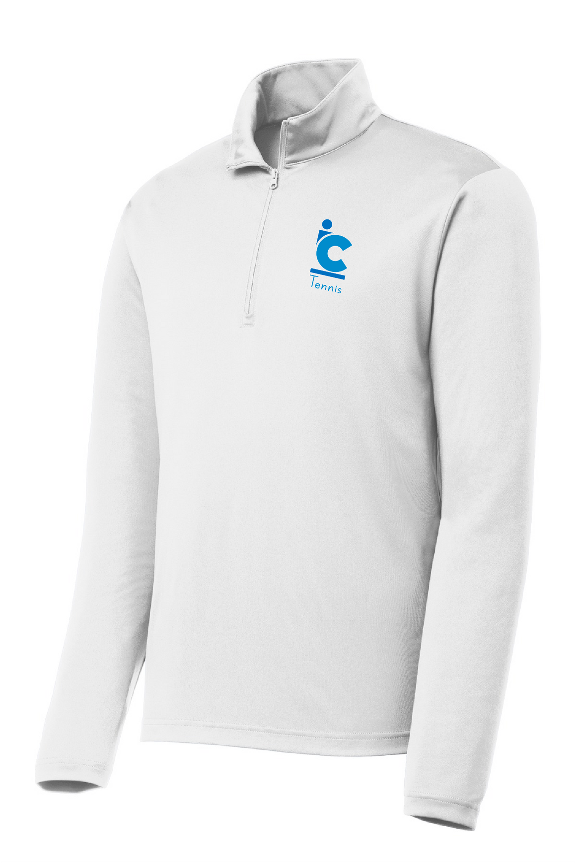 Mens IC Tennis Lightweight Wicking Quarter Zip Pullover