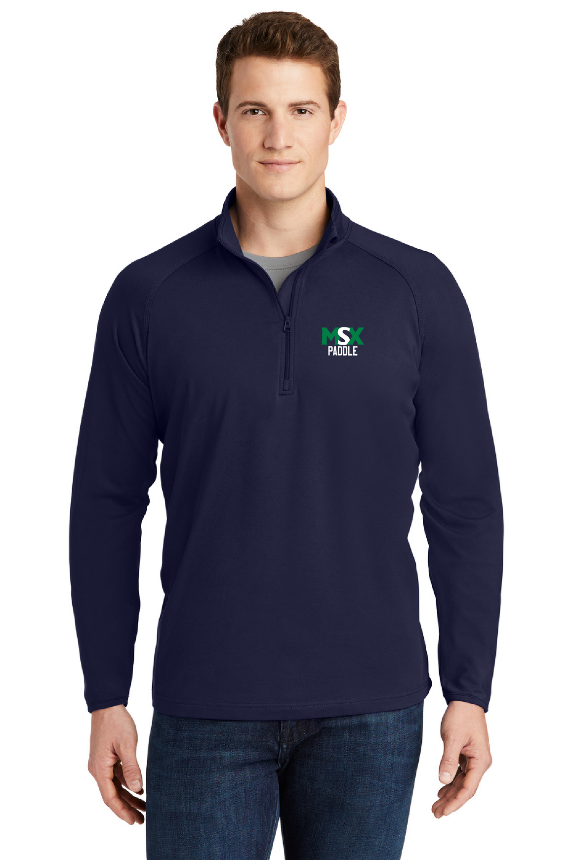 MSX Club Men's Quarter Zip Pullover Sports Jacket