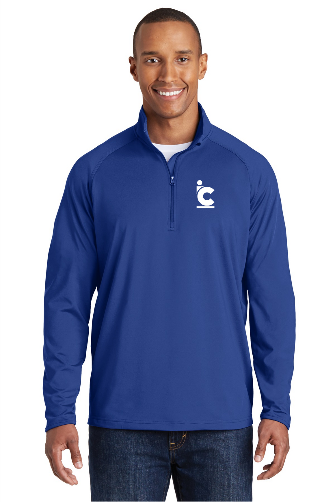 Men's IC Tennis Quarter Zip Pullover Sports Jacket