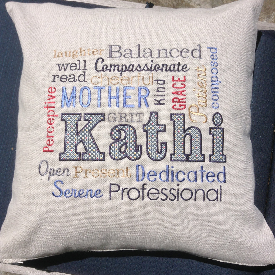 Subway Name Pillow