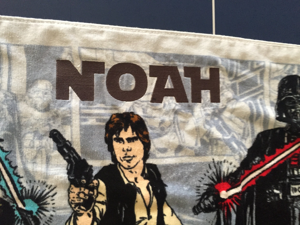 Star Wars Beach Towel Monogrammed Personalized