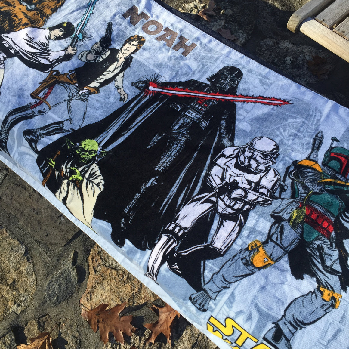 Star Wars Beach Towel Monogrammed Personalized