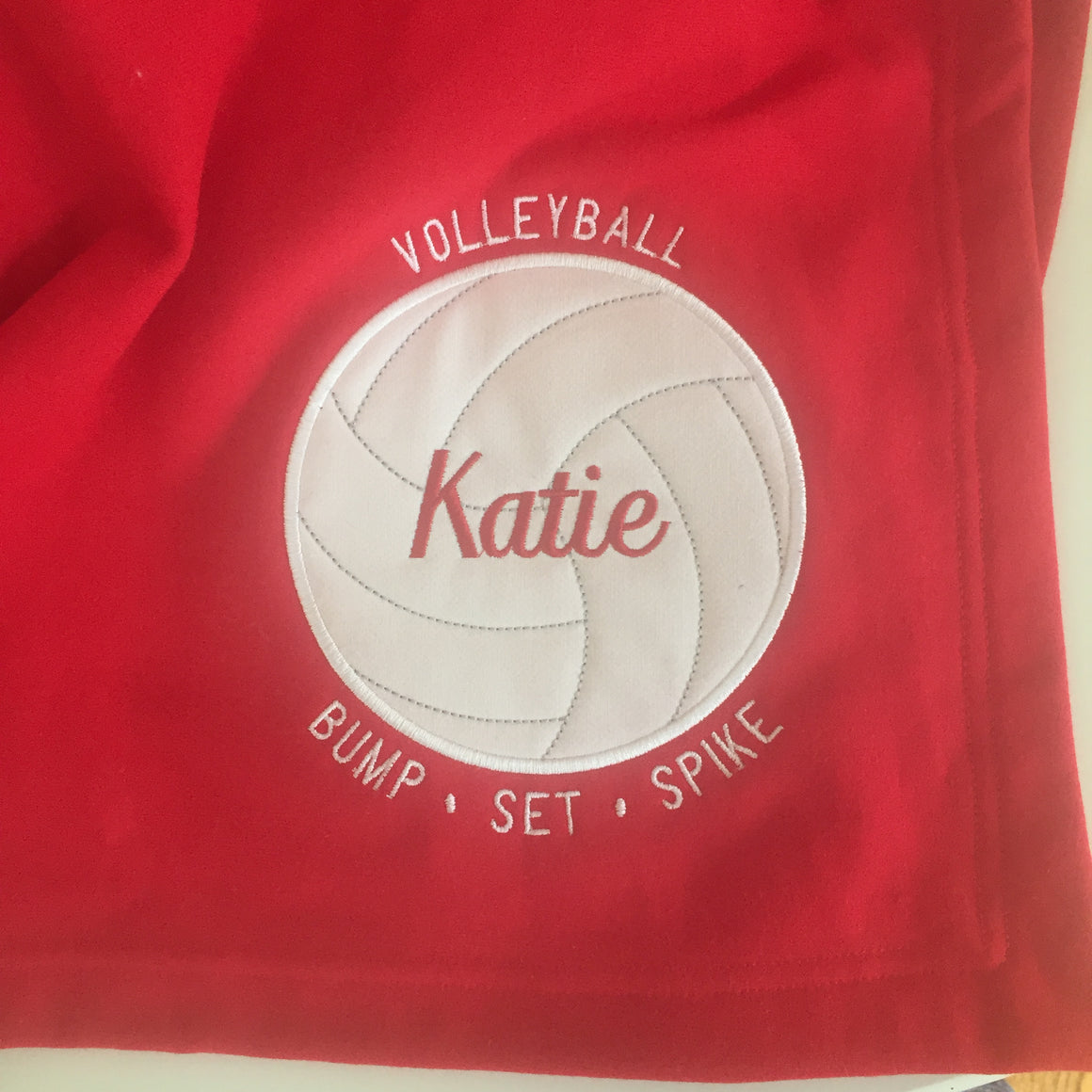 Volleyball Sweatshirt Fleece Stadium Blanket