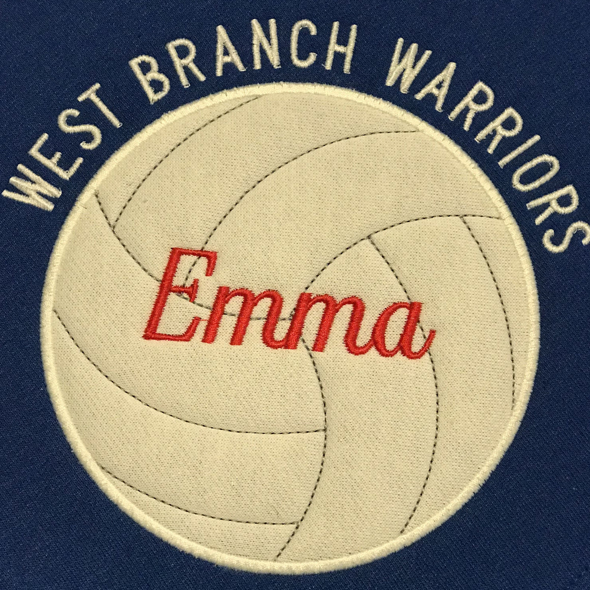 Volleyball Sweatshirt Fleece Stadium Blanket