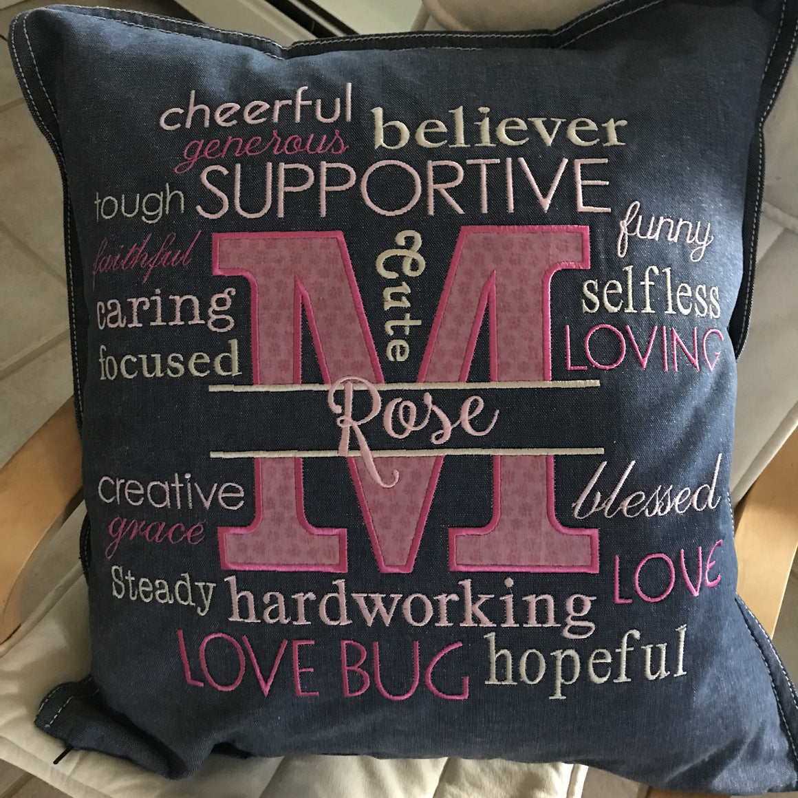Subway Name Pillow