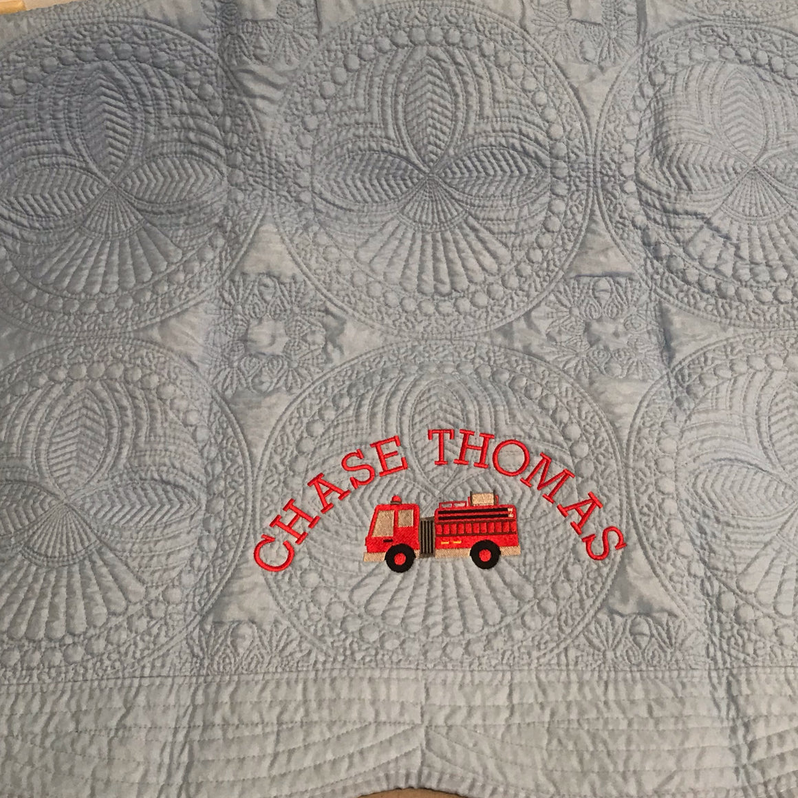 Personalized Christening Baby Quilt / Blanket