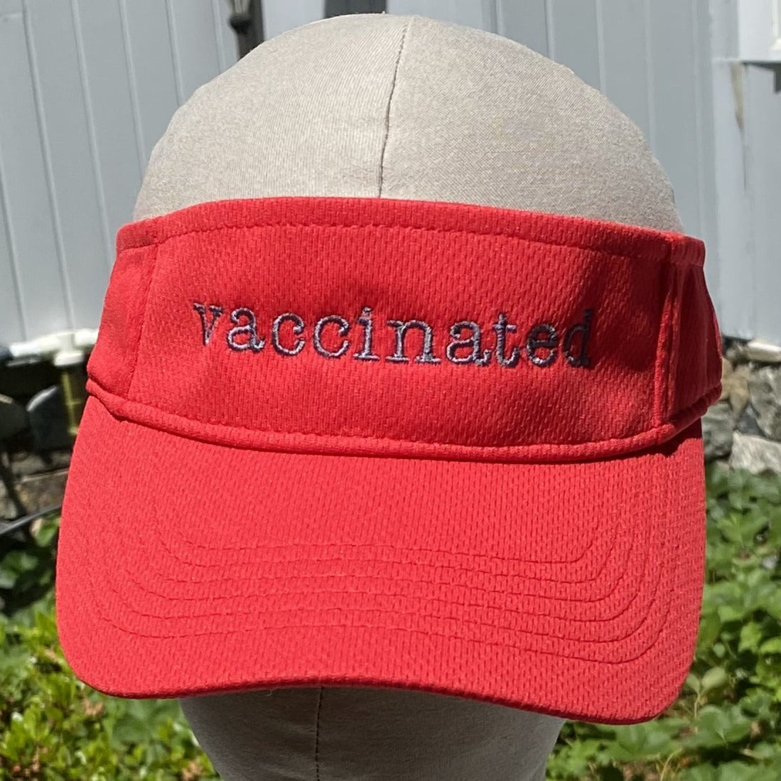 Vaccinated Wicking Fabric Sports Visor