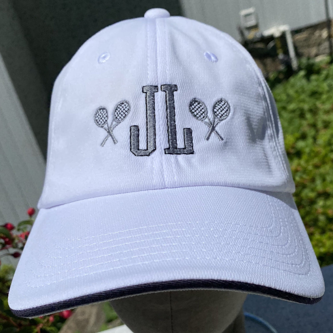 Monogrammed Tennis Cap Hat