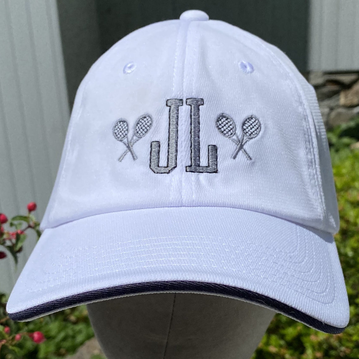 Monogrammed Tennis Cap Hat