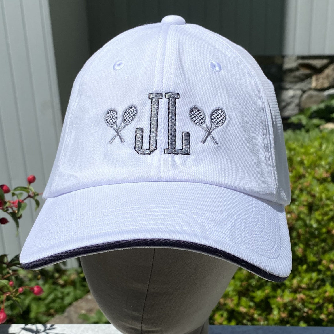 Monogrammed Tennis Cap Hat