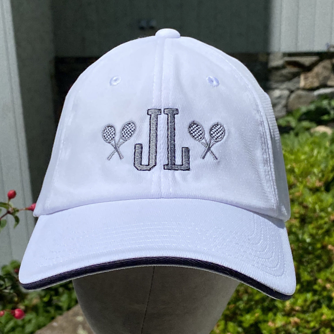 Monogrammed Tennis Cap Hat