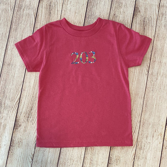 Kids / Infant Toddler Area Code 203 Tee T-Shirt
